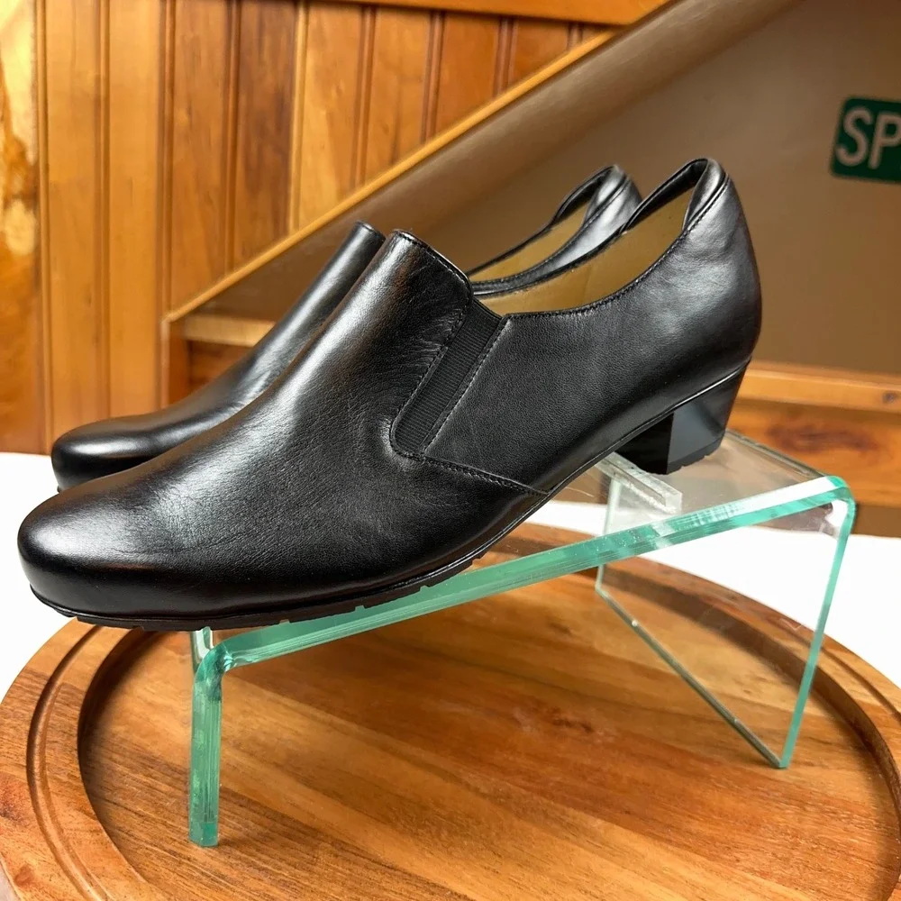 Ara black leather
